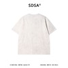 SDSA男装2026新款轻奢潮牌彩色立体花朵装饰设计圆领短袖T恤百搭 商品缩略图4