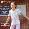 moodytiger女童夏季印花个性背开叉速干短袖T恤欧若风32210103 商品缩略图3
