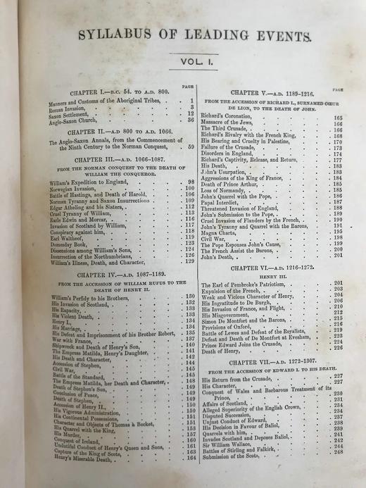 约19世纪后期 家庭英国史（全6卷合订3册） 数十幅版画插图 真皮精装16开 商品图5