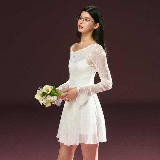 Ariseism 美式复古连衣裙罩衫两件套套装女春季新款 商品图1