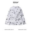 SDSA男装2026新款高贵轻奢潮牌水波纹小马印花圆领短袖T恤百搭 商品缩略图0