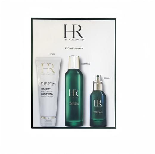 HR赫莲娜绿宝瓶三件套 悦活蓄能新肌水200ml修护精华露50ml洁面慕斯125ml（CDF） 商品图1