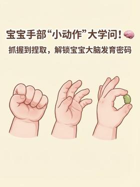 不同月龄“精细动作”对照与训练方法合集，越练越聪明！
