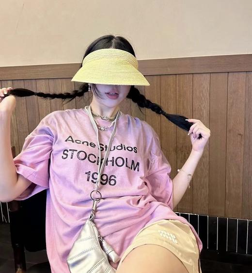 重磅渠道！ 1996短袖   一周发货  男女同款6色短袖  AC宽松版型T恤  做旧炒色TEE 商品图5