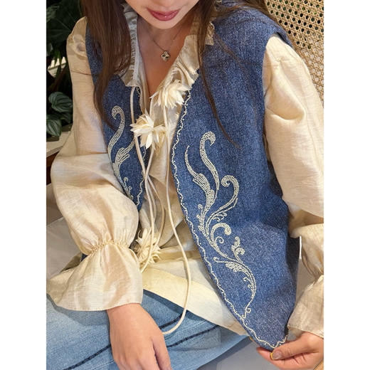 du家she计款天丝ya麻混纺衬衫|上身绝美，气质直接拉满 商品图2