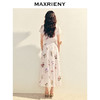 MAXRIENY法式田园印花衬衫上衣半裙长裙套装女夏款度假两件套(货号:MS86TP051SK031) 商品缩略图3
