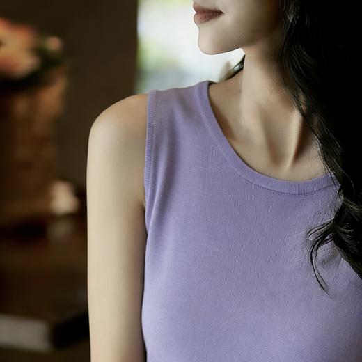 S·Y·C【贴身百搭】韩系简约纯色圆领显瘦轻薄无袖背心 商品图0