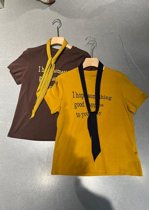 【门店同款】ENJOY秋季“光阴序语”撞色字母T 164698732 商品图0