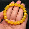 【青山特惠】9mm精品原矿俄料鸡油黄蜜蜡手串 9.1g，m59 商品缩略图1