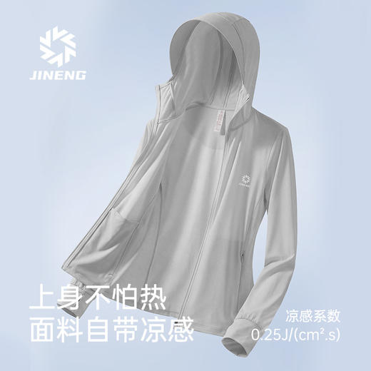 积能春夏跑步运动户外防晒衣冰丝速干透气凉感科技男女款运动外套 商品图3