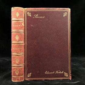 1886年 爱德华·福斯克特诗集 全真皮精装32开