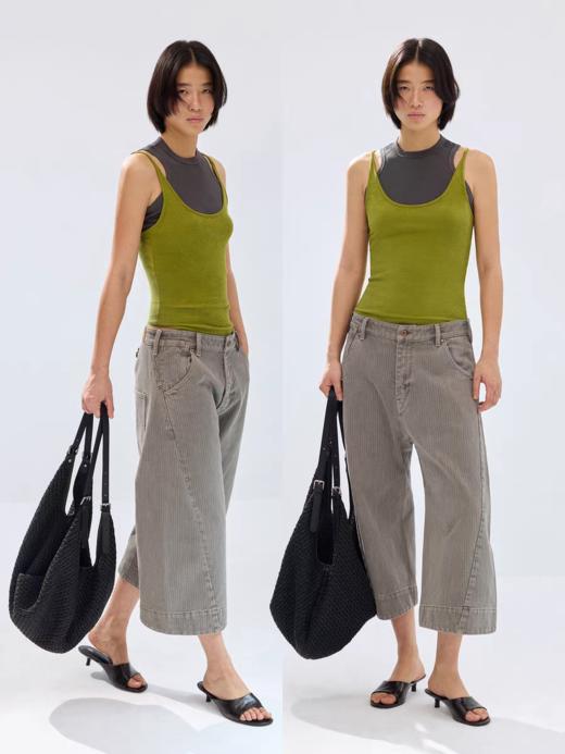 Simple Project/Y2671/大U领莫代尔精棉肌理吊带背心 商品图1