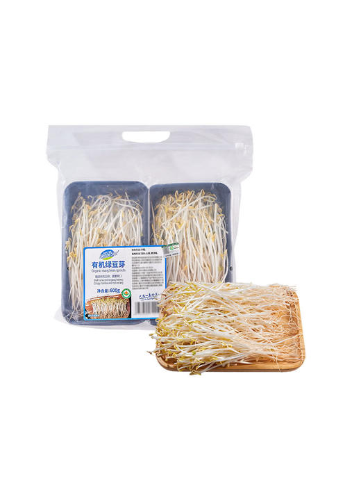 MM 山姆 有机绿豆芽 600g 商品图0