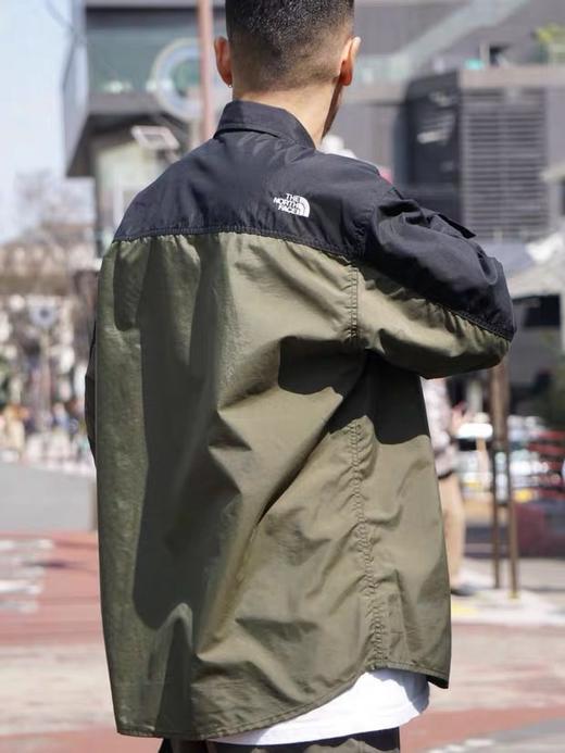 日版NUPTSE SHIRT休闲宽松纯棉衬衫春秋款外套男 商品图2