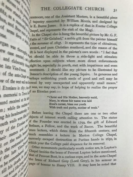 工坊特装本！1898年 温莎旁伊顿圣母国王学院编年史 配插图 全真皮精装大32开 商品图14