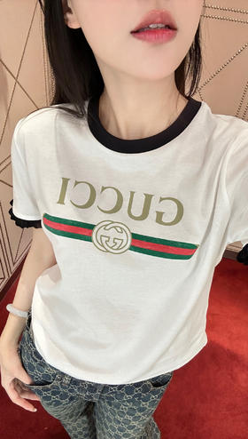 古驰 新款🆕经典撞色T恤（MM）