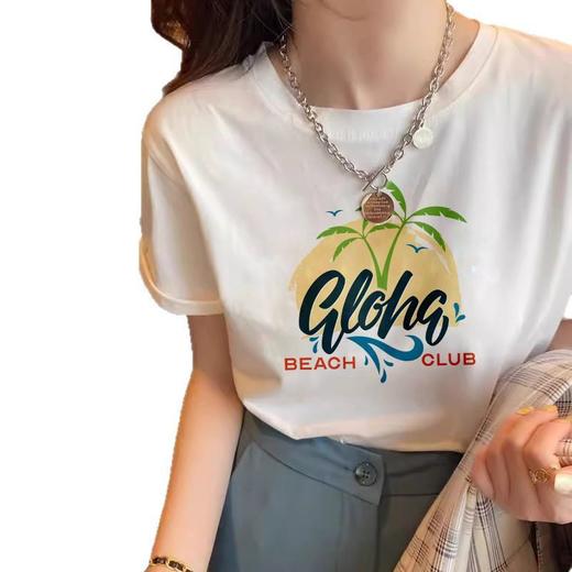 夏季福利❗69.9任选3件🌈【50色纯棉印花T】 纯棉 ~柔软亲肤💧教科书般舒适穿感❗休闲随性又百搭🔛宽松显瘦版型店 商品图4