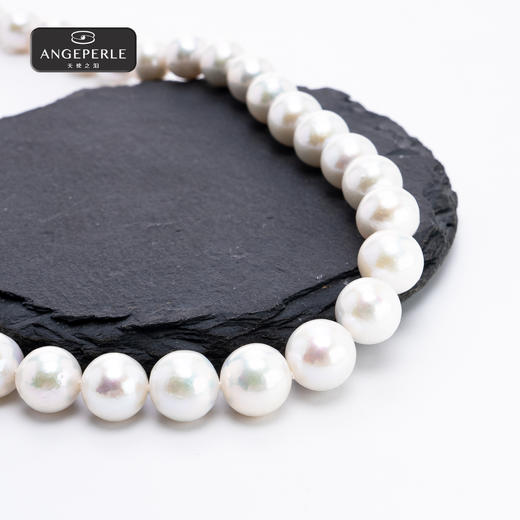 天使之泪女王之星淡水珍珠珈白丽珍珠项链送吊坠+戒指+耳环 SYJ42 商品图4