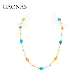GAONAS 景泰之韵 贵气老钱度假风多功能项链11950XB