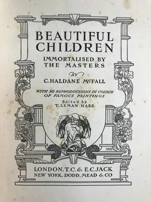 约20世纪早期 大师笔下不朽的美丽孩童 50幅彩色手工贴图 漆布精装16开 商品图2