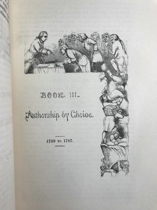 工坊特装本！1877年 约翰·福斯特《戈德史密斯生平与时代》 40幅木刻版画插图 全真皮精装32开 商品图12