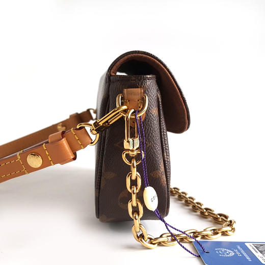 【95新】LV路易威登M81911棕色老花Ivy腋下包链条包单肩包女士210326AK13 商品图4