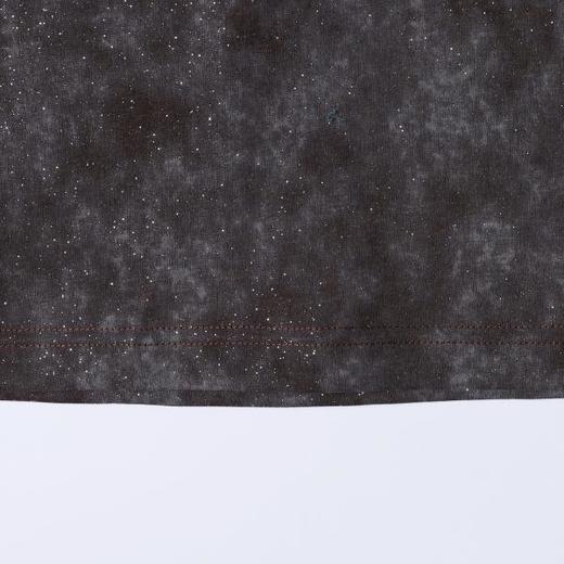 SDSA男装2026新款轻奢个性百搭扎染满天星领口拼接圆领短袖T恤 商品图3