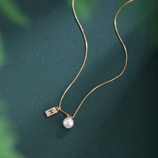 子佩集【属于她】银S925珍珠惜王妃套链项链【QJTL008】字母H镀金2602 商品图1