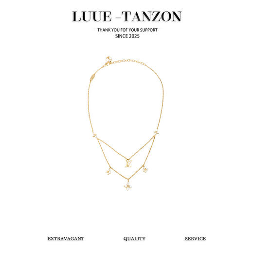 驴家 小花双层手链/项链 商品图0