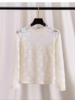 轻奢简约~亲肤蕾丝立领长袖打底衫女2026春季新款设计感百搭上衣 商品缩略图3