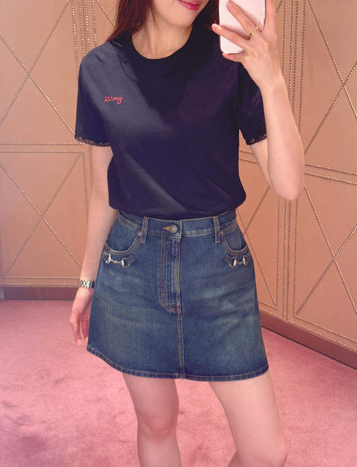 古驰 26Ss最新款拼蕾丝短袖 （MM） 商品图1