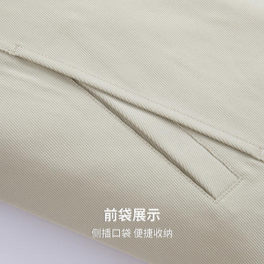 【不易变形】圣得西休闲外套男款春装2026新款简约复古翻领夹克 商品图7