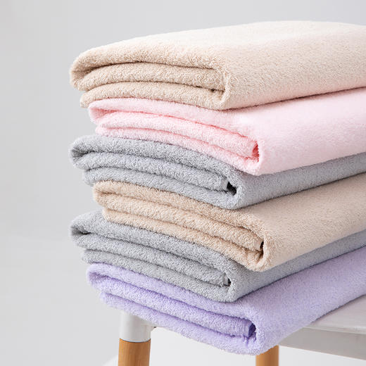 KEROU可肉 长绒棉浴巾/毛巾 甄选长绒棉 10A级抑junA类标准  做工精良，软乎乎触感亲肤吸水 商品图13