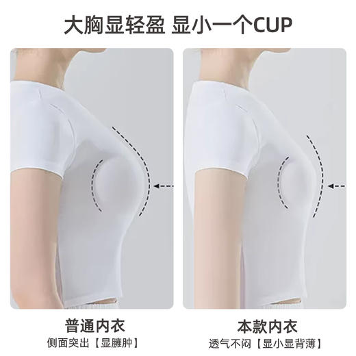雅黛俪女士文胸便携式前拉链无痕隐形粉底液肤内衣2026年春夏新款提拉胸罩 商品图6