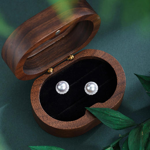 子佩集【心海花叙】银S925珍珠惜王妃耳钉【QJED006】小太阳2602 商品图1