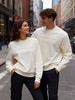 CK jeans 男女情侣款纯色套头休闲圆领卫衣 商品缩略图0