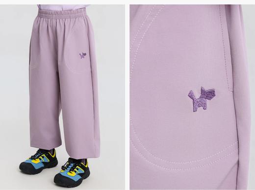 【秒杀】AIWAYYOYI联名韩国小狗品牌系列款 到手3件【儿童净版T恤+儿童条纹T恤 +儿童0压重长裤 】 商品图5