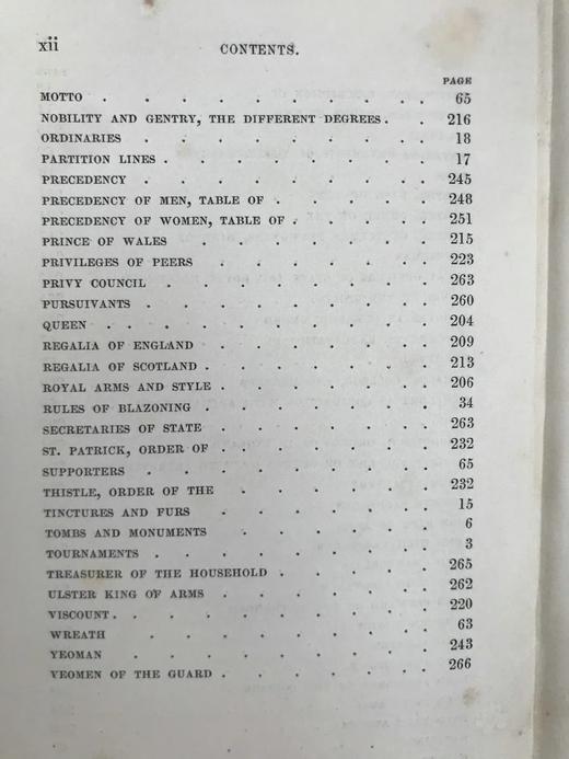 1845年 休·克拉克《纹章学导论》 48幅版画插图 漆布精装36开 商品图5