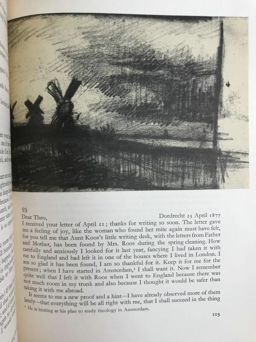 梵高书信全集（全3卷） 附书信中所有素描贴图 精装16开带书匣 商品图11