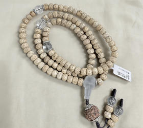 星月菩提108颗念珠➕白水晶