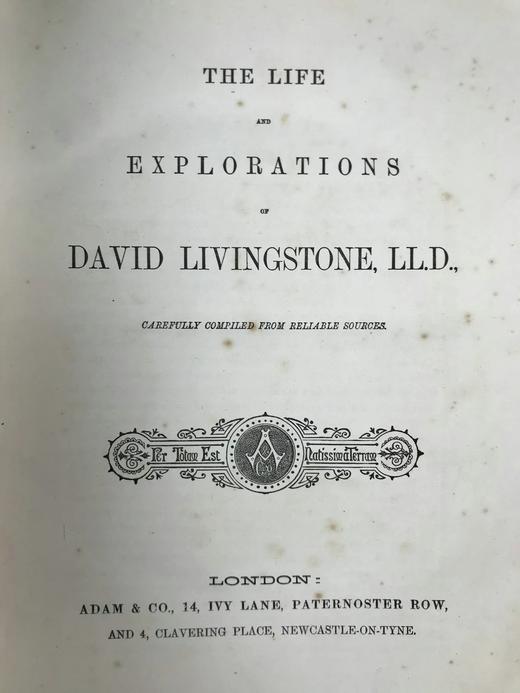 约19世纪后期 利文斯通的生平与探险 数十幅插图 全真皮精装大16开 商品图4