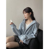 雀说韩系通勤加绒连帽卫衣外套2025冬季衣服女宽松上衣WAL241B 商品缩略图0
