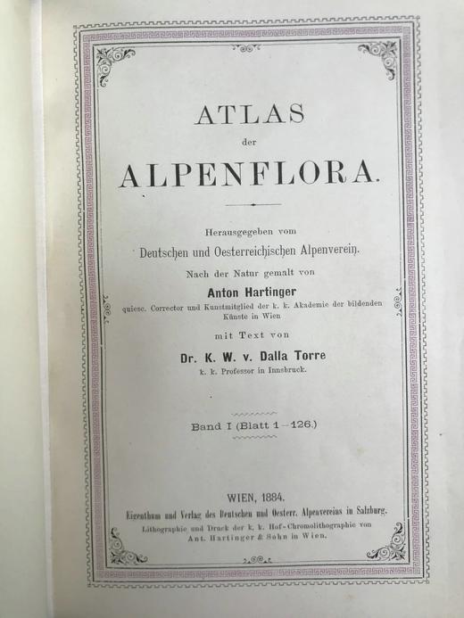 1881-1884年 阿尔卑斯山植物图鉴（5卷） 500幅彩色版画插图 精装32开 商品图2