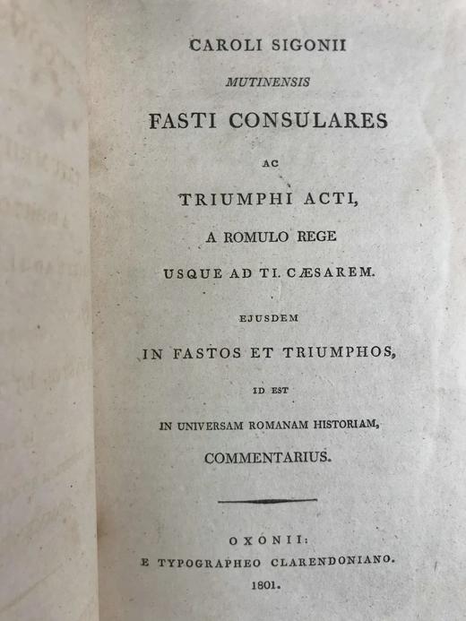 含藏书票！1800-1801年 提图斯·李维《罗马史》残篇（全7卷） 全真皮精装32开 商品图4