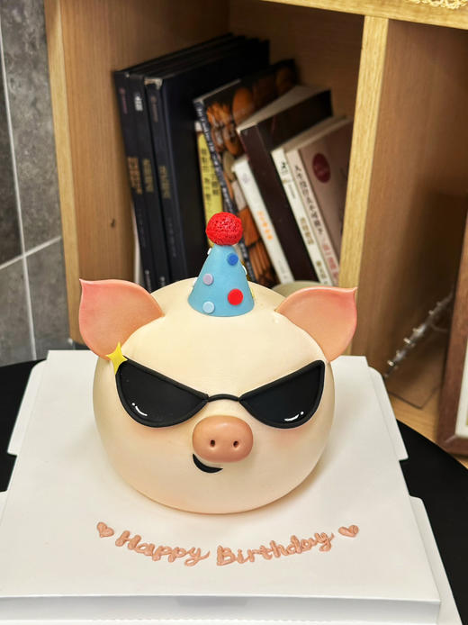 猪猪侠，小尺寸异形定制蛋糕，5英寸，5人内 商品图2