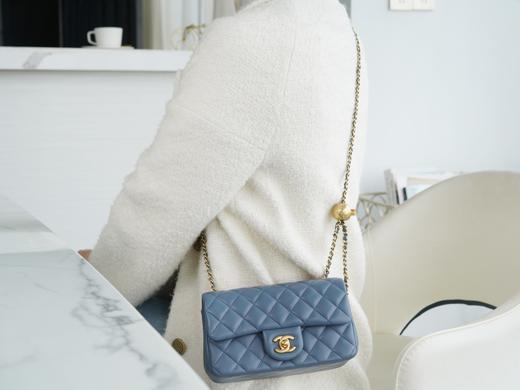 香奈儿 CF大mini金属球斜挎包 多色合集 商品图10