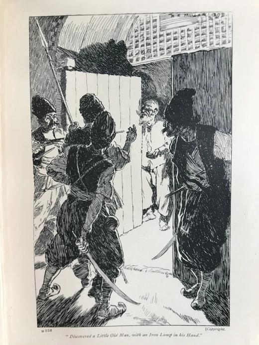 约20世纪早期 詹姆斯·莫里埃《伊斯法罕的哈吉巴巴历险记》 6幅插图 皮脊精装32开 商品图4