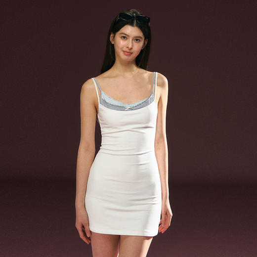 Ariseism 美式复古连衣裙罩衫两件套套装女春季新款 商品图2