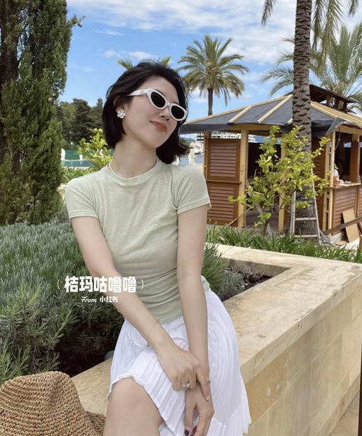 row同款镇店天丝羊毛短袖tee 商品图3