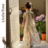 littletime2026春夏新款女童新中式风无袖背心阔腿裤套装洋气汉服 商品缩略图4